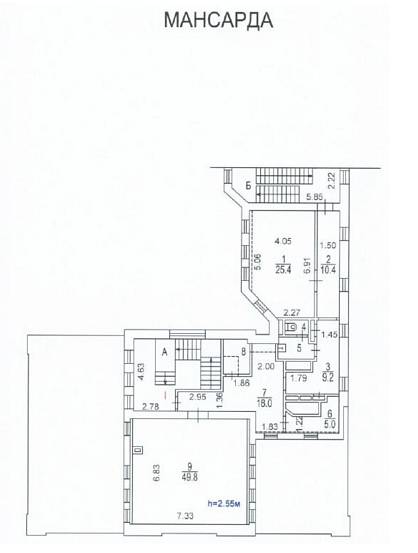 Аренда помещения, Большая Полянка, д.23с3; (1049,8 кв.м.) - фото-12
