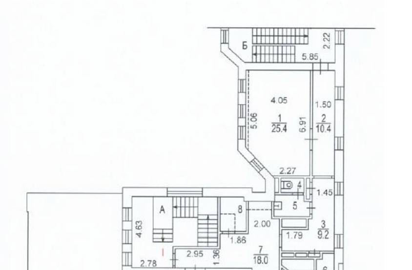 Аренда помещения, Большая Полянка, д.23с3; (1049,8 кв.м.) - фото-12