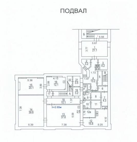 Аренда помещения, Большая Полянка, д.23с3; (1049,8 кв.м.) - фото-8