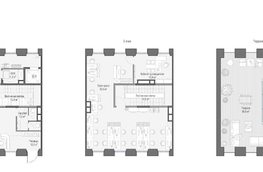 Продажа офисной виллы в роскошном квартале Life Time Сергея Макеева, вл.11 (328,3 м2) - фото-5