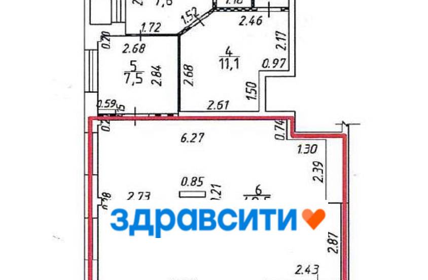 ГАБ, ЖК Инновация, Бульвар Эйнштейна, 3 (45,9 м2) - фото-5