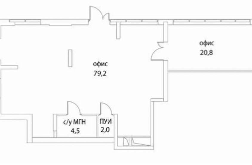 Аренда, ЖК СИМВОЛ , Крузенштерна, 3к3 (106,5 м2) - фото-7