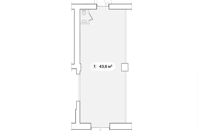 Продажа, Маршала Бирюзова, 16, 43.6 кв.м. - фото-4