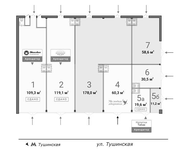 Аренда Тушинская, 24c15 (11,2 м2) - фото-4