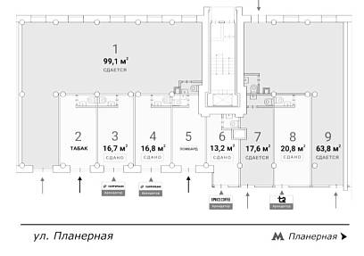Продажа, Планерная 12 к.1, (99.1 кв.м.)