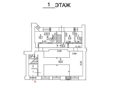 Аренда, Пятницкая улица, 53/18, строение 1 (405м2)