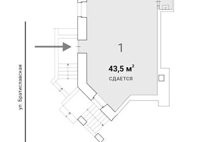 Братиславская, 15к1 (43,5 м2)