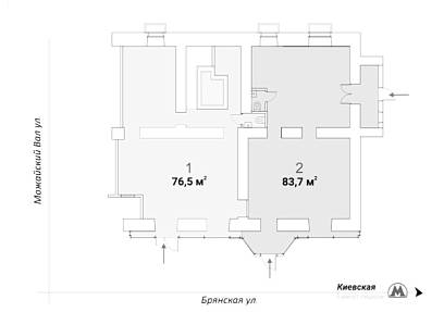 Аренда, Брянская, 12 (83,7 м2)