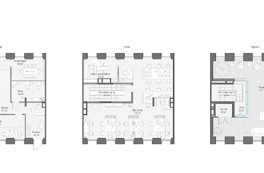 Продажа офисной виллы в роскошном квартале Life Time Сергея Макеева, вл.11 (423,7 м2) - фото-6