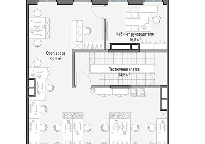 Продажа офисной виллы в роскошном квартале Life Time Сергея Макеева, вл.11 (328,3 м2)