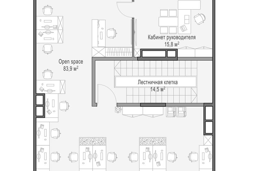 Продажа офисной виллы в роскошном квартале Life Time Сергея Макеева, вл.11 (328,3 м2) - фото-7