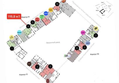Аренда, ЖК ALIA, Урбан-блок park 1 корпус 9 (119,8 м2)