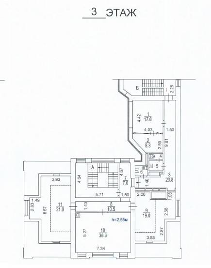Аренда помещения, Большая Полянка, д.23с3; (1049,8 кв.м.) - фото-11