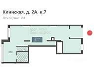Аренда, Клинская, 2Ак7 (97,7 м2) - фото-22