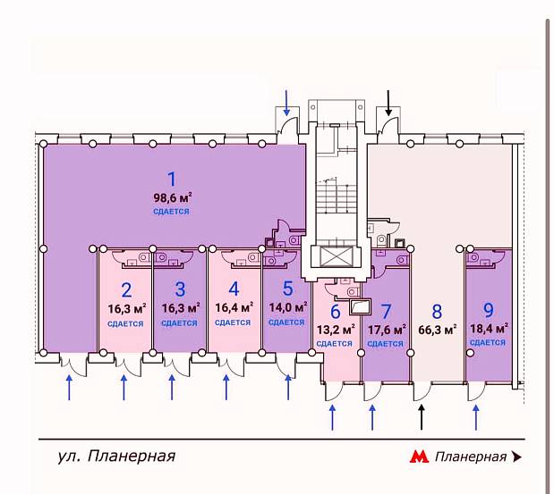 Продажа помещения, Планерная 12 к.1, (14 кв.м.) - фото-3