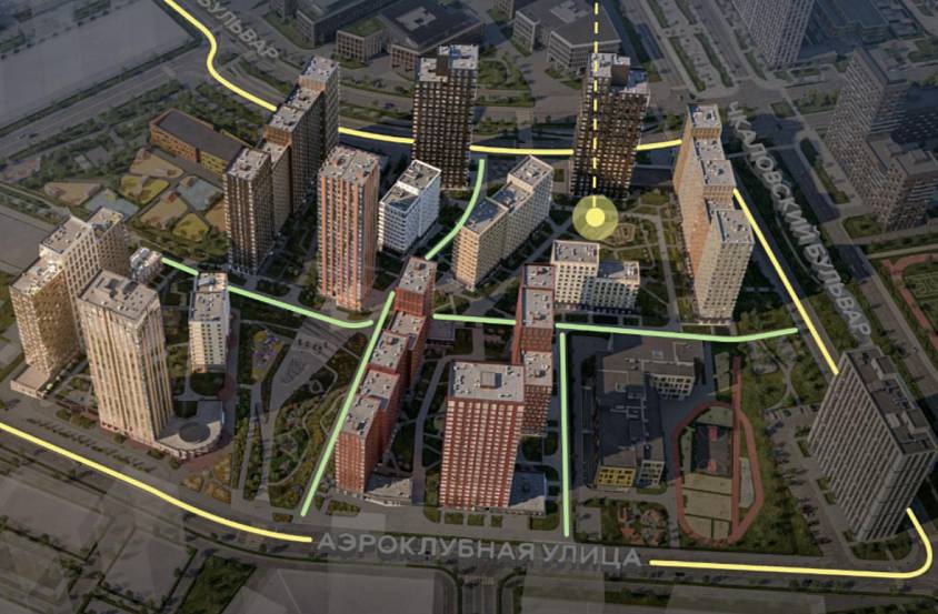 Аренда, ЖК ALIA, Урбан-блок city 2 корпус 5 (101,1 м2) - фото-4