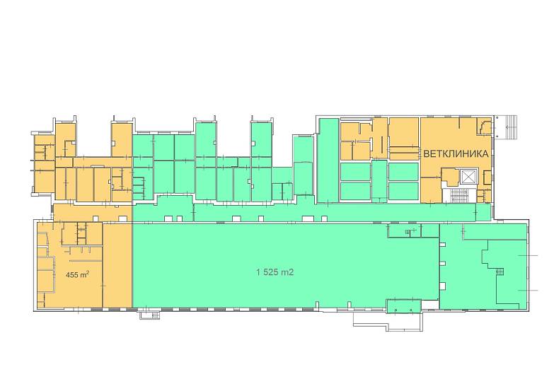 Аренда помещения, Кантемировская 16 корп. 1, 1525 кв.м. - фото-2