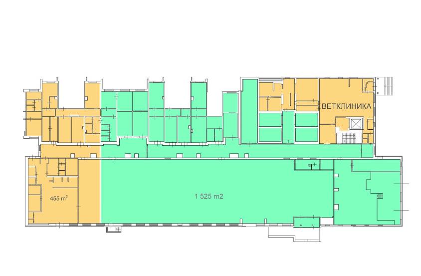 Аренда помещения, Кантемировская 16 корп. 1, 1525 кв.м. - фото-2