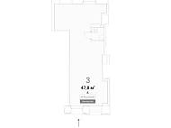 ГАБ, Большая Бронная д. 25с3 (47,8 м2) - фото-3