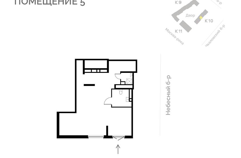 Аренда, ЖК ALIA, Урбан-блок park 1 корпус 10 (73,8 м2) - фото-4