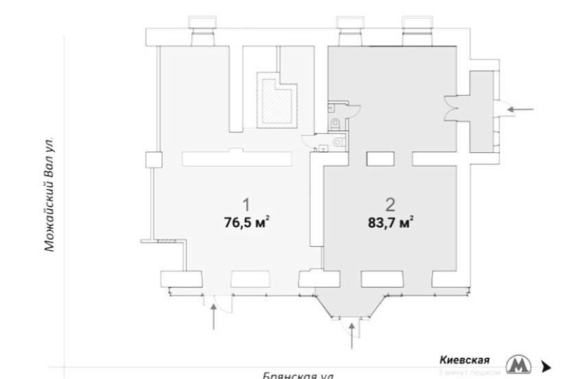 Продажа, Брянская, 12 (76,5 м2) - фото-3