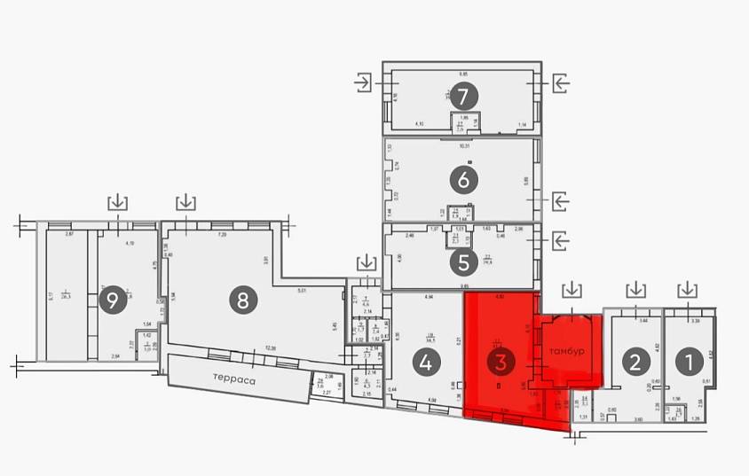 Продажа, Долгоруковская, 27с1 (45,3 м2) - фото-4