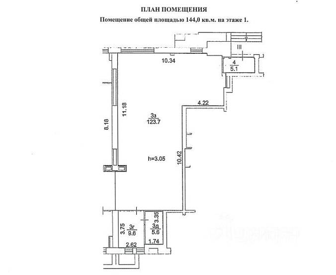 Аренда, Ломоносовский проспект, 25к2, (144 м2) - фото-8
