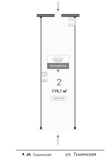 ГАБ,  Тушинская, 24c15 (119,1 м2) - фото-3