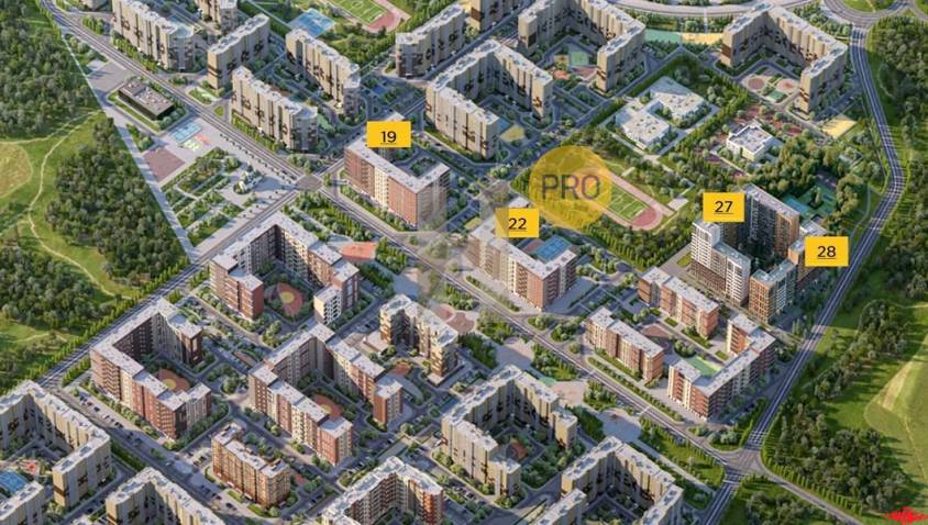 Продажа помещения, Новое Пушкино, Очередь 3, Корпус 27, Новая Деревня мкр., , 23, 64.04 - фото-7