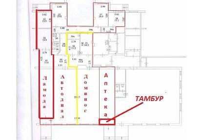 Аренда, Трофимова 32 к1, (121 м2)