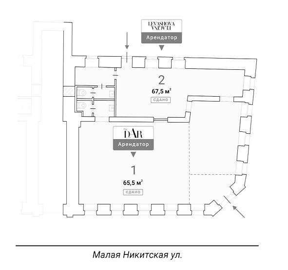 ГАБ, Малая Никитская 8/1 (142,5 м2) - фото-2 ГАБ, Малая Никитская 8/1 (142,5 м2) - фото-2