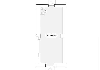 Аренда, Маршала Бирюзова, 16, 43.6 кв.м.