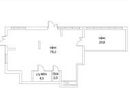 Аренда, Крузенштерна, 3к3 (106,5 м2) - фото-4 Аренда, Крузенштерна, 3к3 (106,5 м2) - фото-4