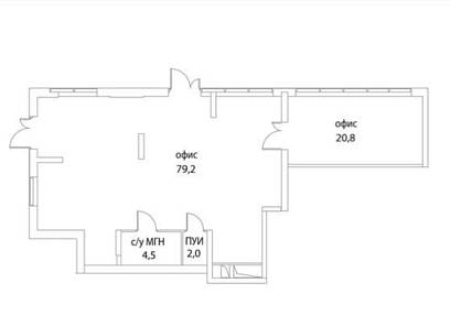 Аренда, Крузенштерна, 3к3 (106,5 м2)