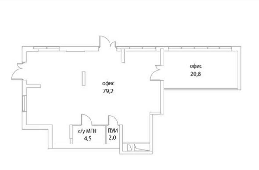 Аренда, Крузенштерна, 3к3 (106,5 м2) - фото-4