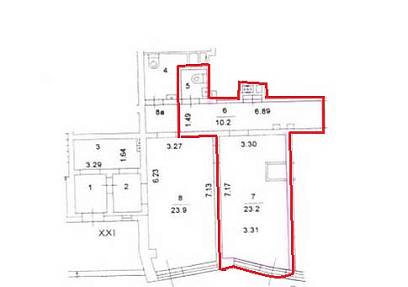 Продажа помещения, Миклухо-Маклая, д. 33, 36 м2
