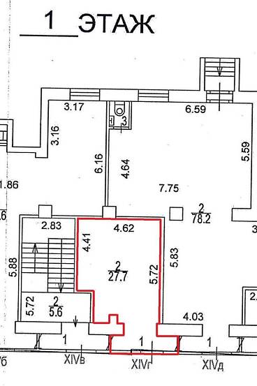 Аренда, Автозаводская, 13/1 (30,8 м2.) - фото-5