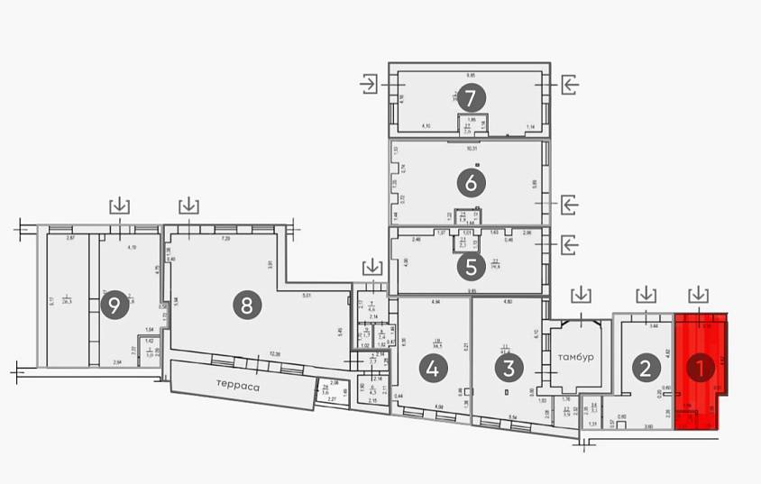 Продажа, Долгоруковская, 27с1 (23,1 м2) - фото-4