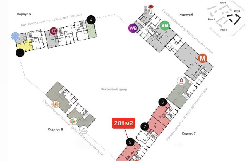 Аренда, ЖК ALIA, Урбан-блок city 2 корпус 7 (201 м2) - фото-4