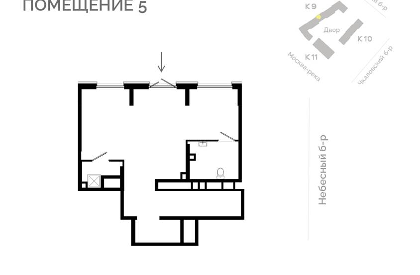 Аренда, ЖК ALIA, Урбан-блок park 1 корпус 9 (67,2 м2) - фото-5