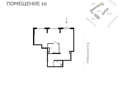Аренда, ЖК ALIA, Урбан-блок park 1 корпус 9 (64,5 м2)