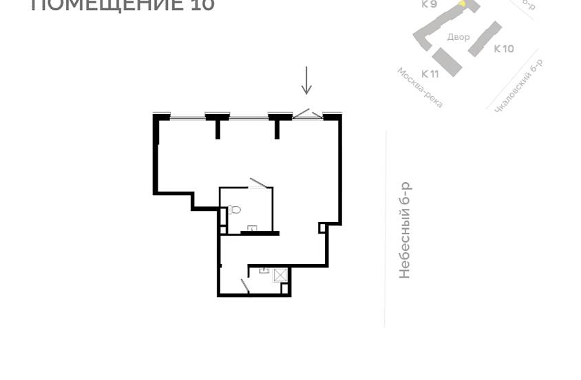 Аренда, ЖК ALIA, Урбан-блок park 1 корпус 9 (64,5 м2) - фото-4