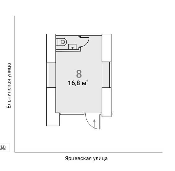 Продажа, Ярцевская, 27к1 (16,8 кв.м) - фото-3