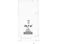 ГАБ, Большая Бронная д. 25с3 (26.7 м2) - фото-3