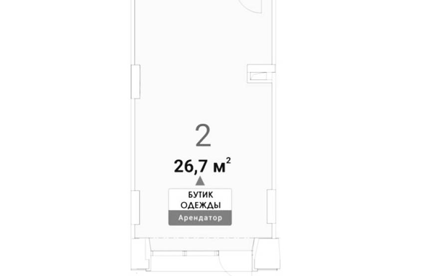 ГАБ, Большая Бронная д. 25с3 (26.7 м2) - фото-3