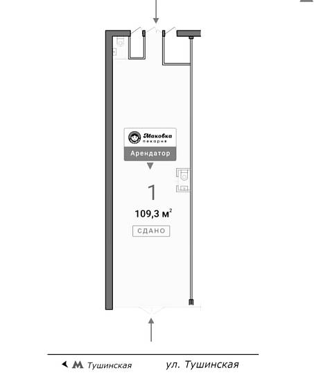 ГАБ, Тушинская, 24c15 (109,3 м2) - фото-3