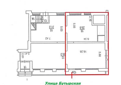 Аренда Бутырская, 9к2 (80 м)