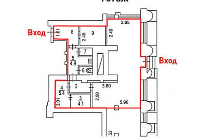 Аренда, Краснопрудная ул., д.26 (84 м2) Аренда, Краснопрудная ул., д.26 (84 м2)