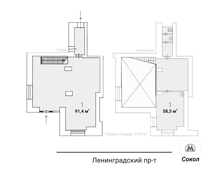 Продажа, Ленинградский проспект, 71Г, (149,9 м2) - фото-3