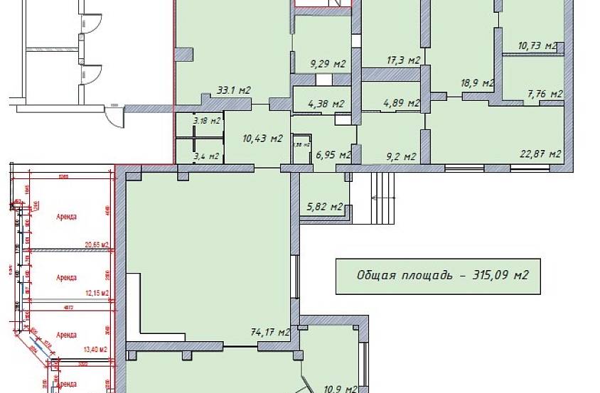 Аренда, Химки, Молодежная, 2 (315,09 м2) - фото-5